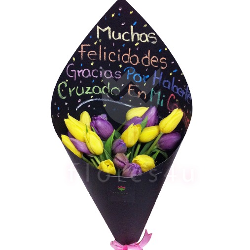 20 Tulipanes Ramo - Flores4U