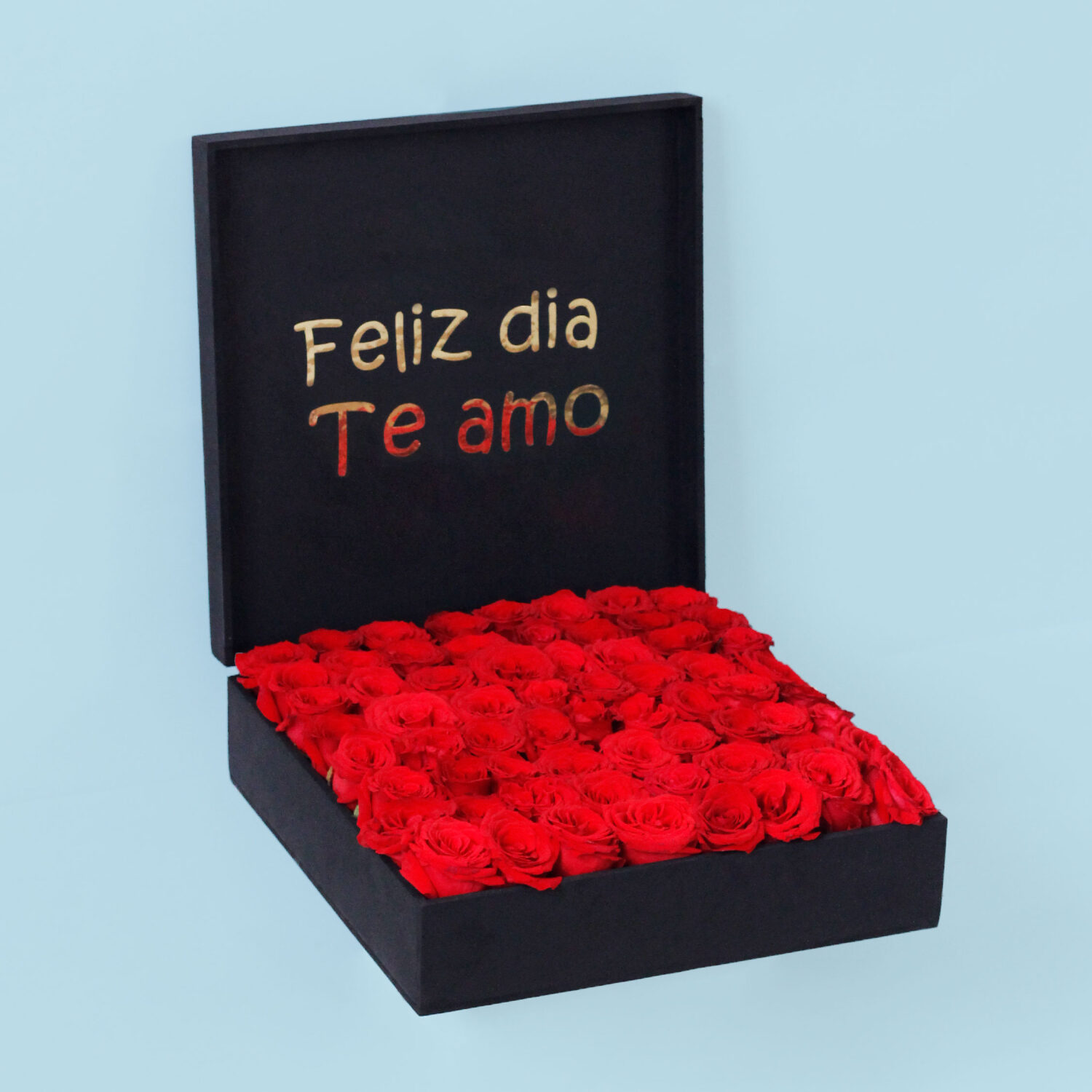Caja Corazón Con Rosas Rojas Flores4u